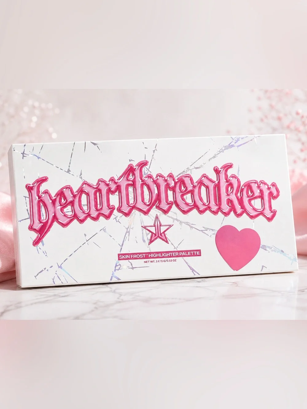 Jeffree Star Heartbreaker Skin Frost Highlighter Palette Limited Edition NWT
